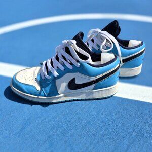 Air Jordan 1 Low – UNC Dark Powder Blue/Navy - Youth 6